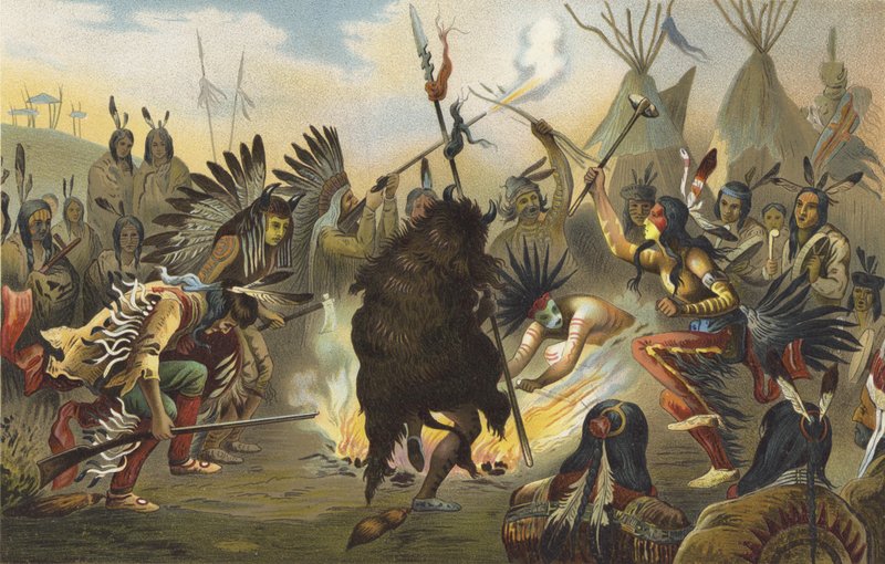 Sioux oorlogsdans door American School