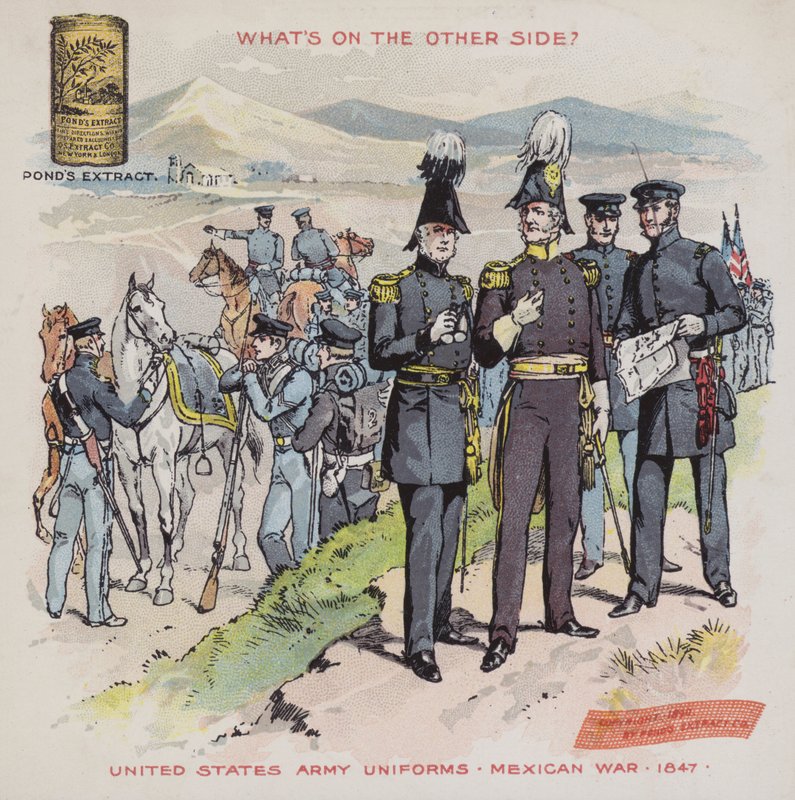 Uniformen van het Amerikaanse leger, Mexicaanse Oorlog, 1847 door American School