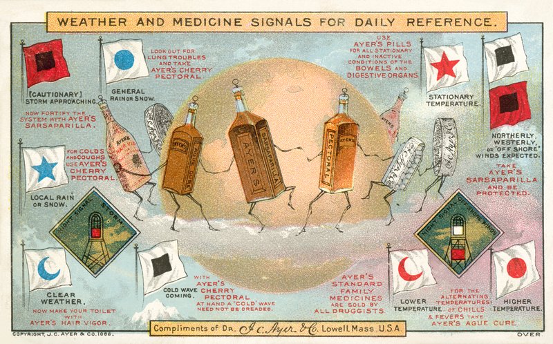 Weer- en medicijnsignalen voor dagelijkse referentie door American School