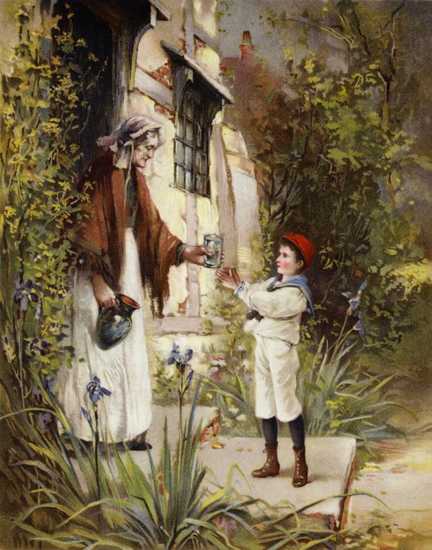 Een vriendelijke plattelander door English School