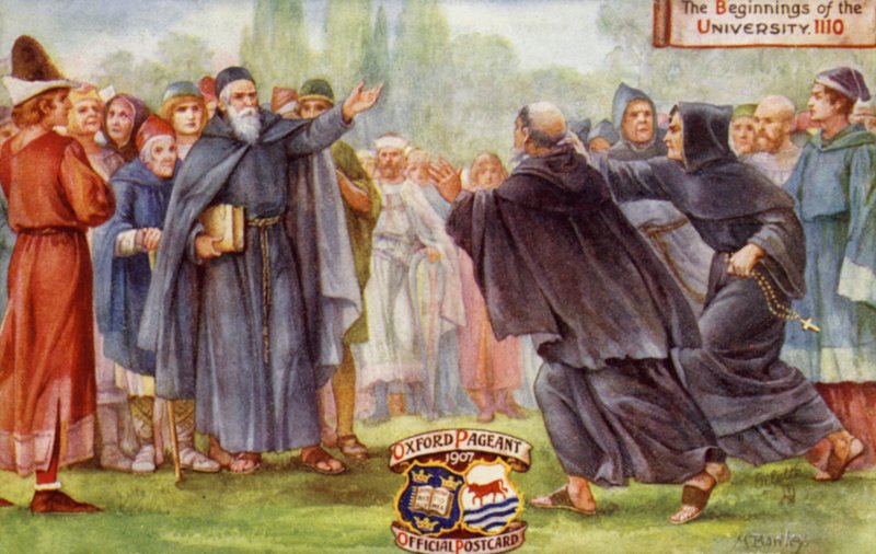 Begin van de Universiteit van Oxford, 1110, Oxford Pageant, 1907 door English School