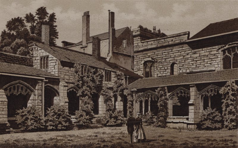 Chester Kathedraal, de Kloosters door English School