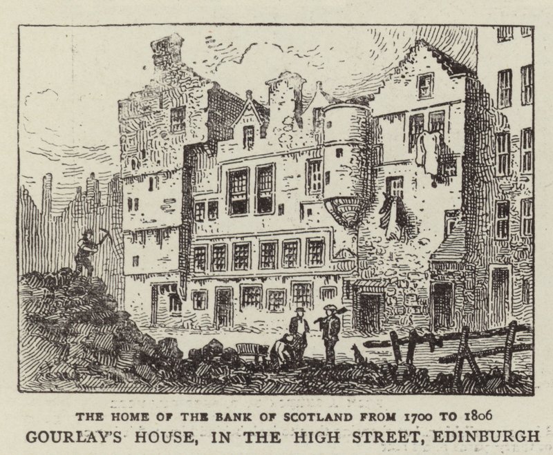 Gourlays Huis, in de Hoofdstraat, Edinburgh door English School