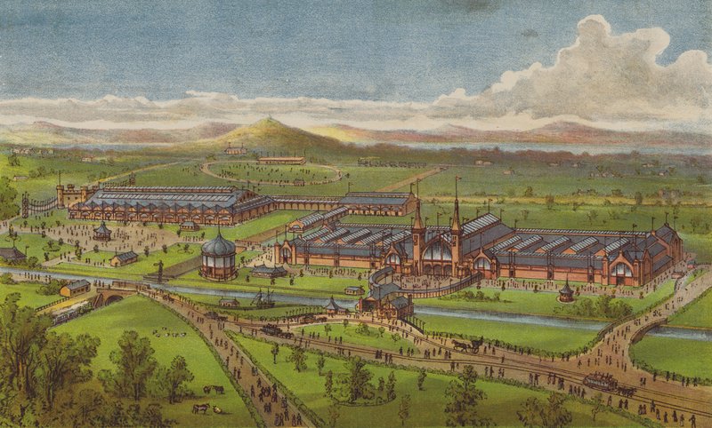 Internationale Tentoonstelling, Edinburgh, 1890, geopend op donderdag 1 mei door ZKH de Hertog van Edinburgh, KG door English School