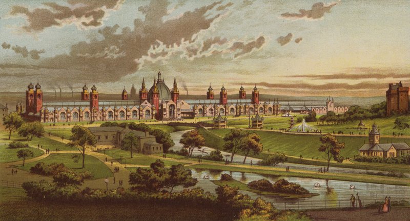 Internationale Tentoonstelling van Industrie, Wetenschap en Kunst, Glasgow, 1888 door English School
