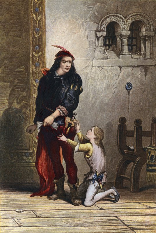 Shakespeare, Koning Jan, Act IV, Scene 1 door English School