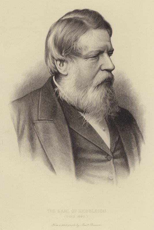 De Graaf van Iddesleigh, overleden 1887 door English School