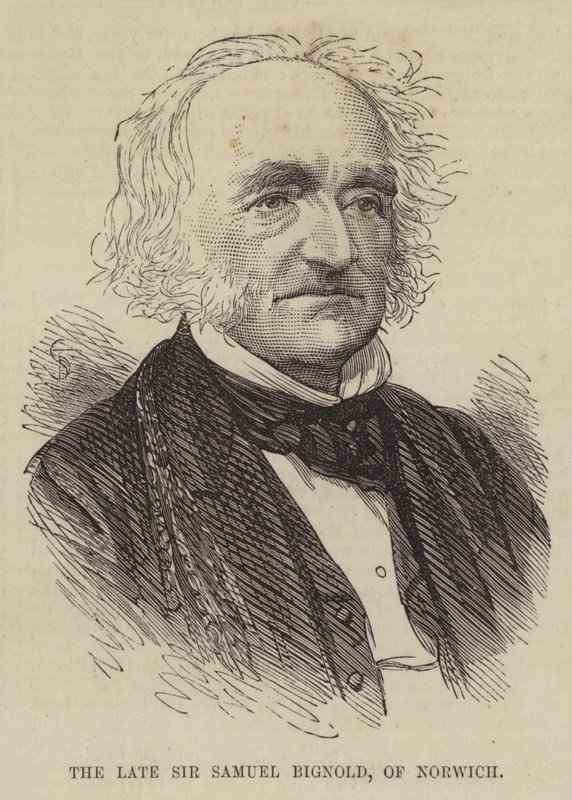De wijlen Sir Samuel Bignold, van Norwich door English School