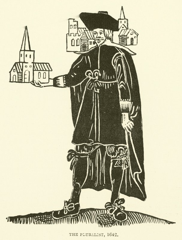 De pluralist, 1642 door English School