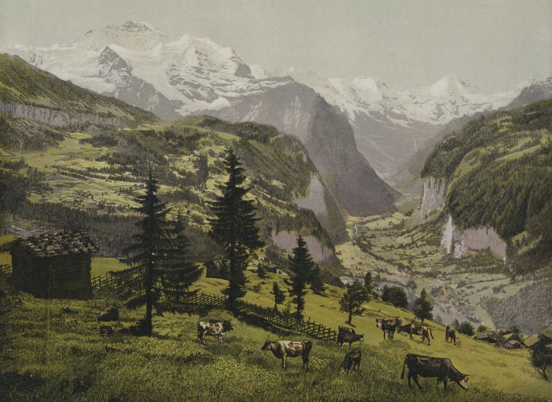 Wengen en de Lauterbunnen Vallei, Berner Oberland, Zwitserland door European School