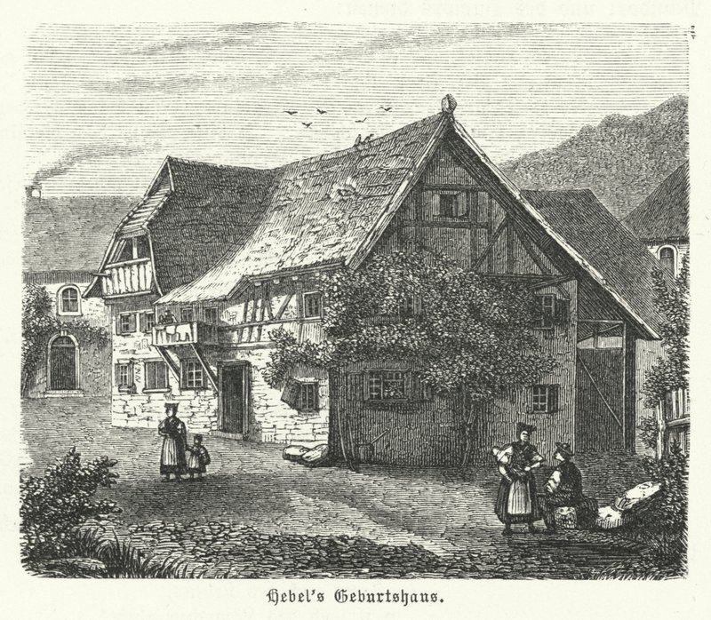 Geboorteplaats van de Duitse dichter Johann Peter Hebel, Basel door German School