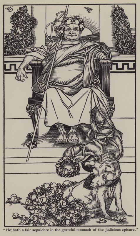 Illustratie voor The Essays of Elia door Charles Lamb door A. Garth Jones
