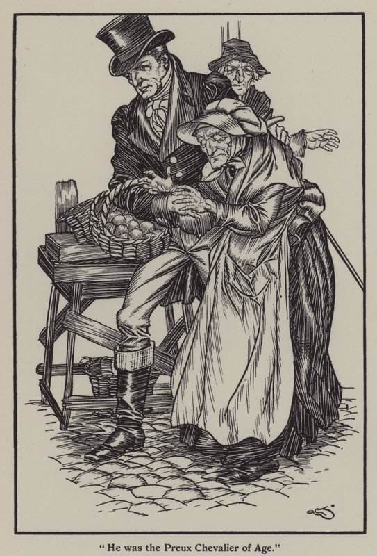 Illustratie voor The Essays of Elia door Charles Lamb door A. Garth Jones