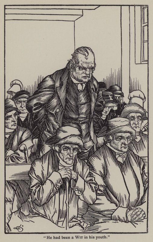 Illustratie voor The Essays of Elia door Charles Lamb door A. Garth Jones