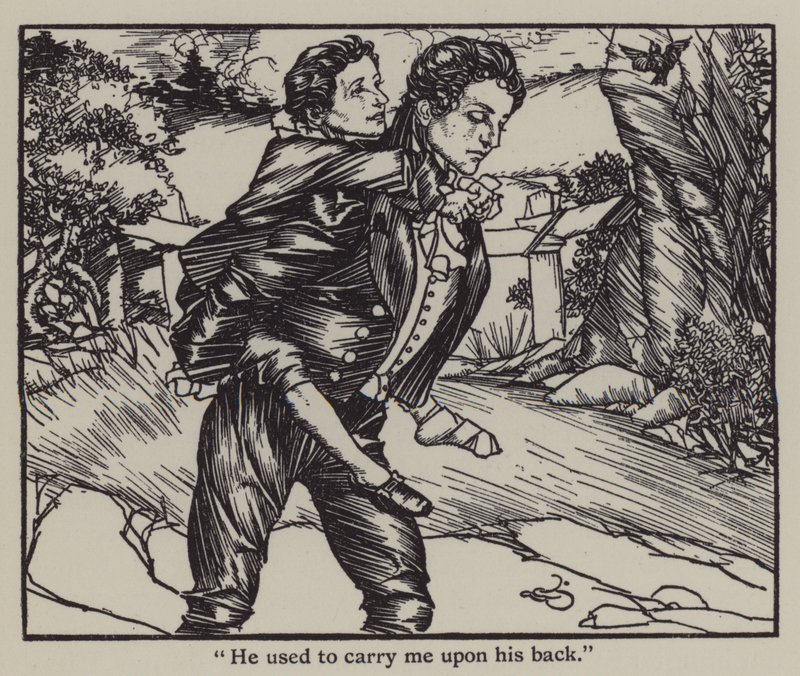Illustratie voor The Essays of Elia door Charles Lamb door A. Garth Jones