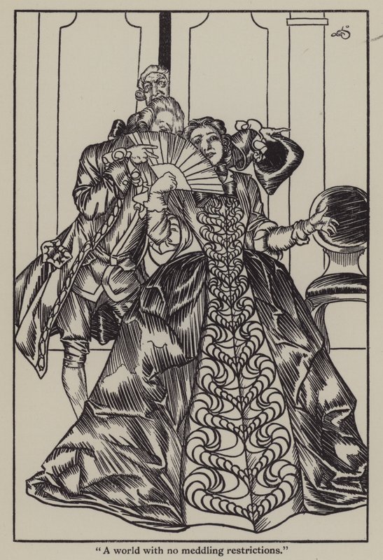 Illustratie voor The Essays of Elia door Charles Lamb door A. Garth Jones