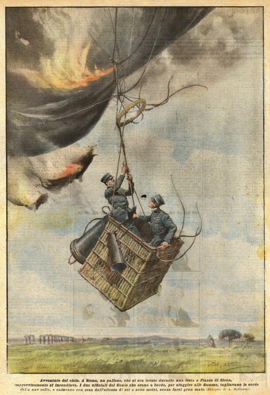 Avonturen in de lucht door Achille Beltrame