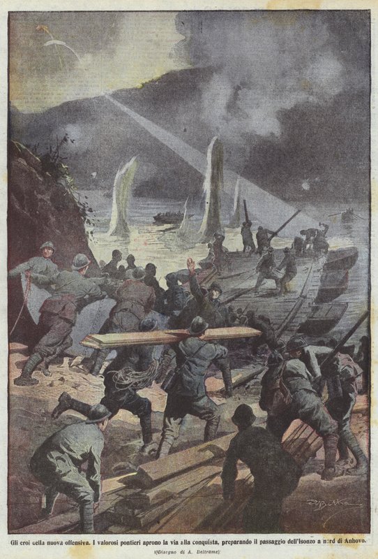 De helden van het nieuwe offensief door Achille Beltrame