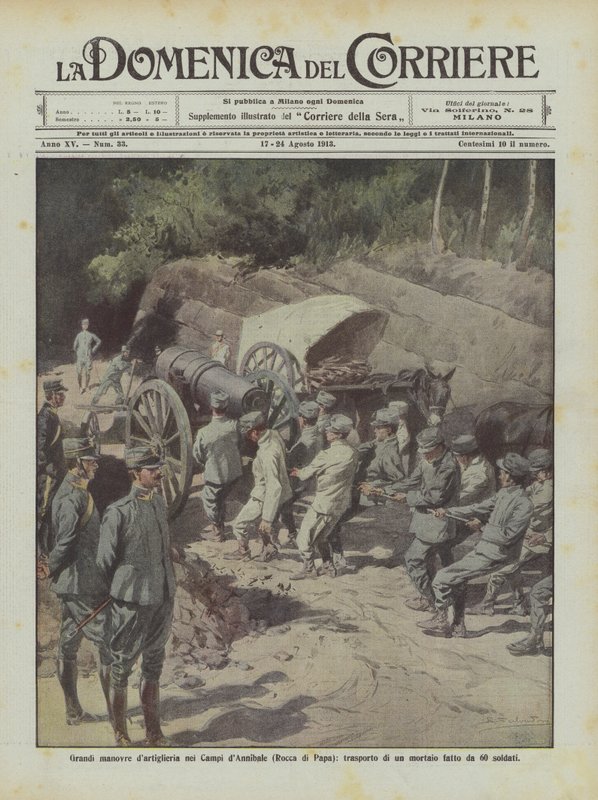 Grote artillerieoefeningen in de Campi d