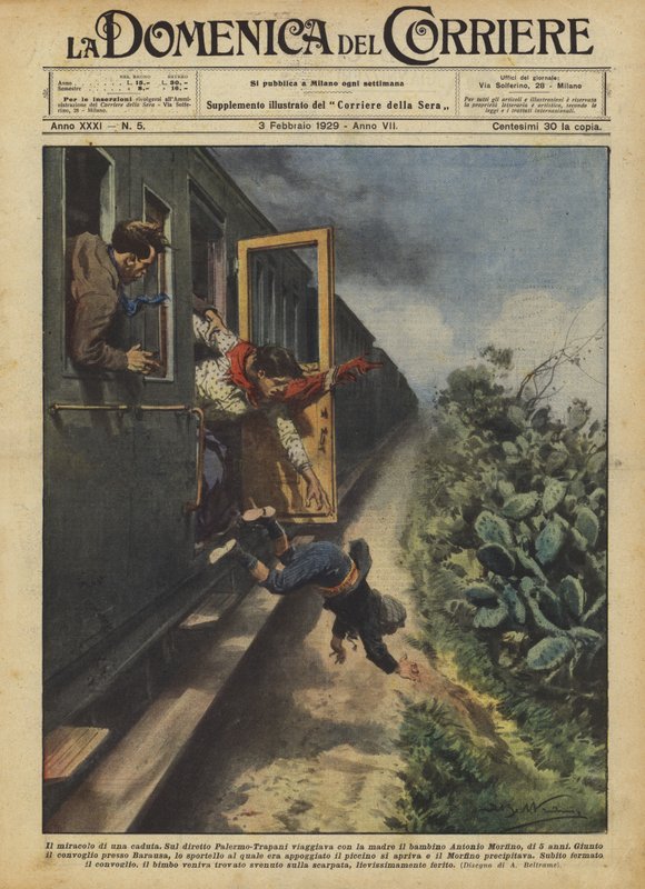 Het wonder van een val door Achille Beltrame