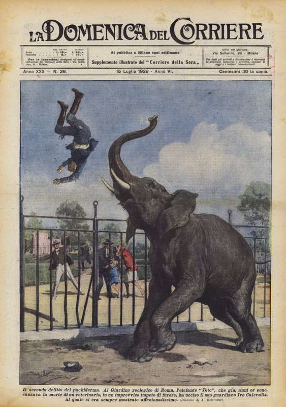 De tweede misdaad van de olifant door Achille Beltrame