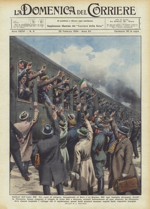 Italianen van het Jaar XII door Achille Beltrame
