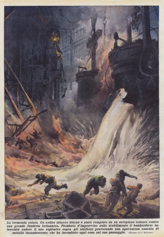 De verschrikkelijke stroom door Achille Beltrame