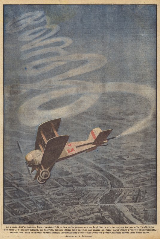 De nieuwigheden in de luchtvaart door Achille Beltrame