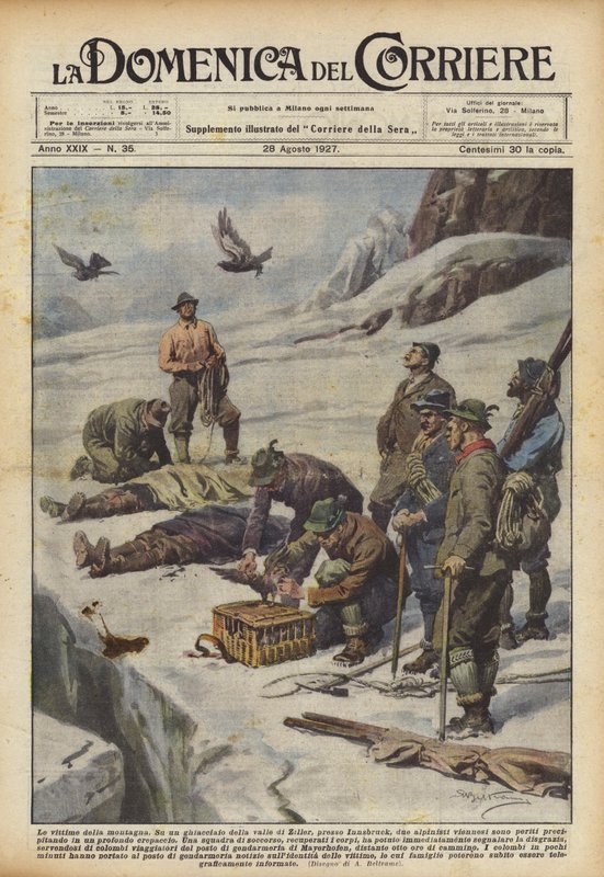 De slachtoffers van de berg door Achille Beltrame