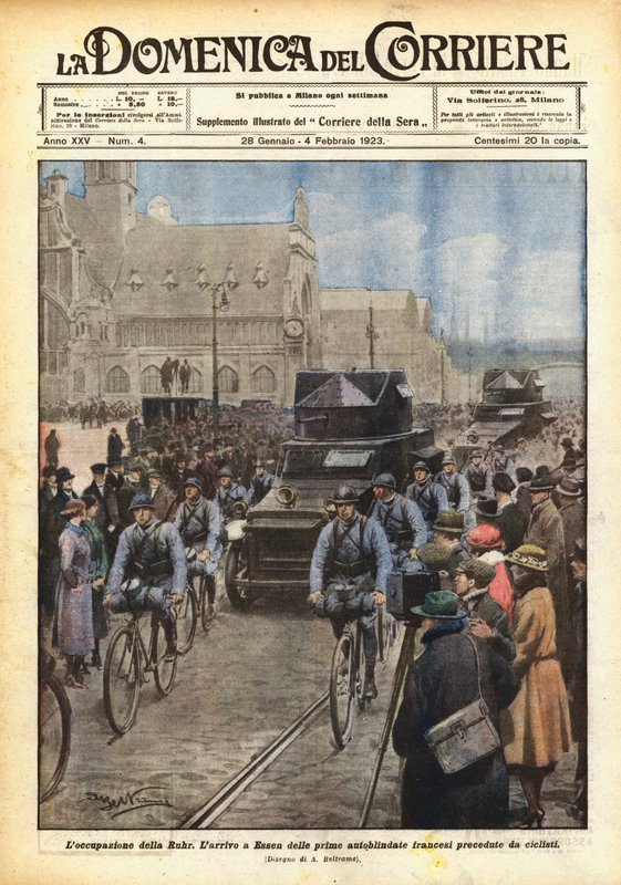 De bezetting van het Ruhrgebied door Achille Beltrame
