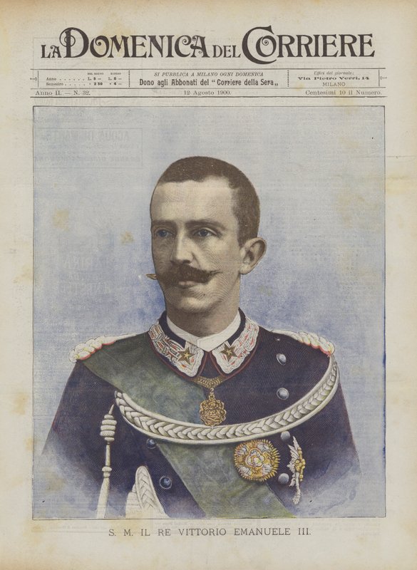 Zijne Majesteit Koning Victor Emanuel III door Achille Beltrame