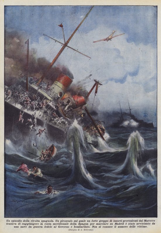 Een episode van de Spaanse opstand door Achille Beltrame