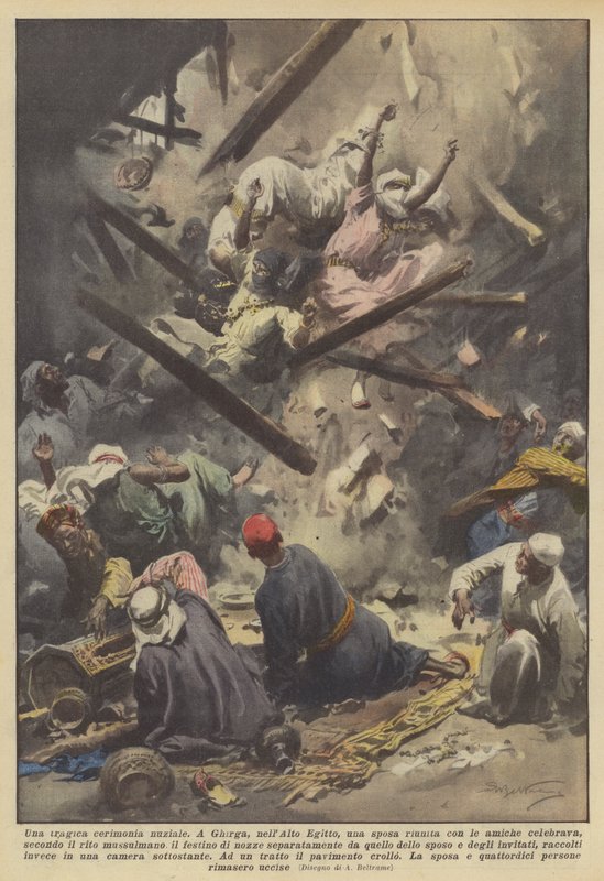 Een tragische huwelijksceremonie door Achille Beltrame
