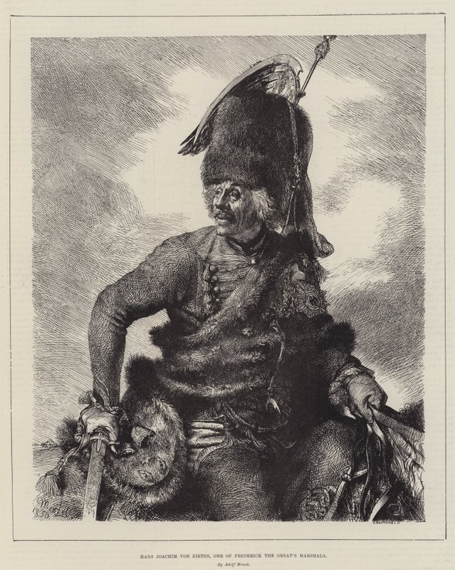 Hans Joachim von Zieten, een van Frederik de Grote