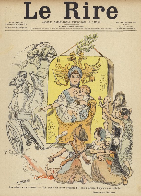 Illustratie voor Le Rire door Adolphe Leon Willette