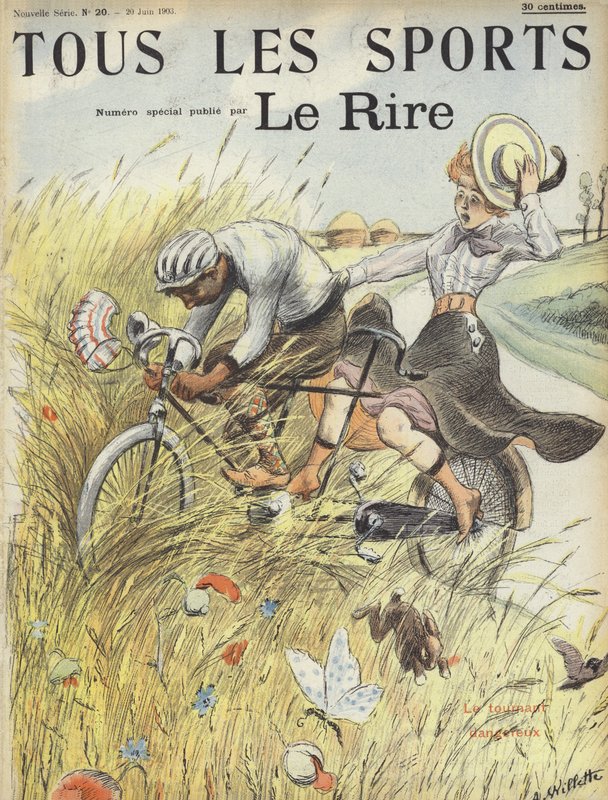 Illustratie voor Le Rire door Adolphe Leon Willette