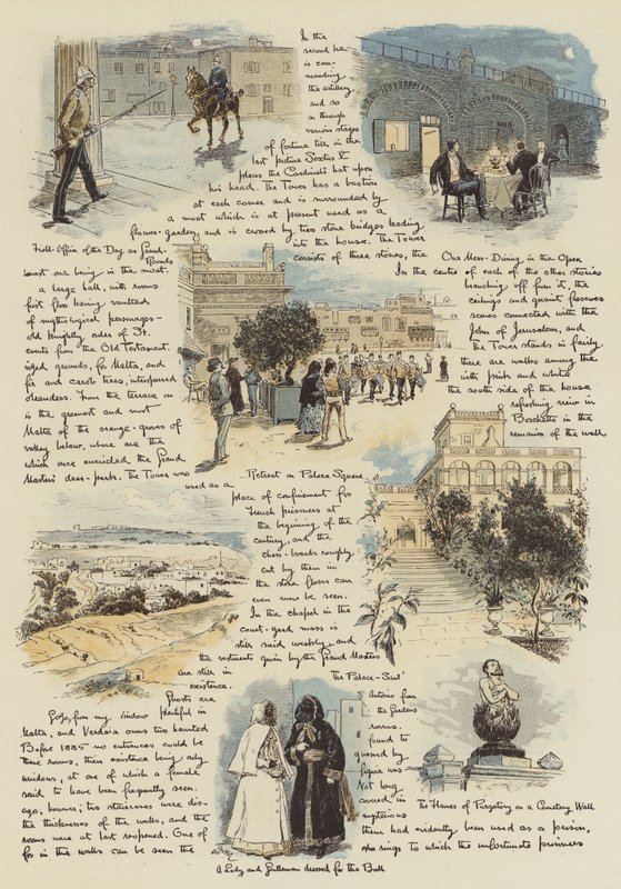 Eerste indrukken van een onderofficier van Malta (chromolitho) door Adrien Emmanuel Marie