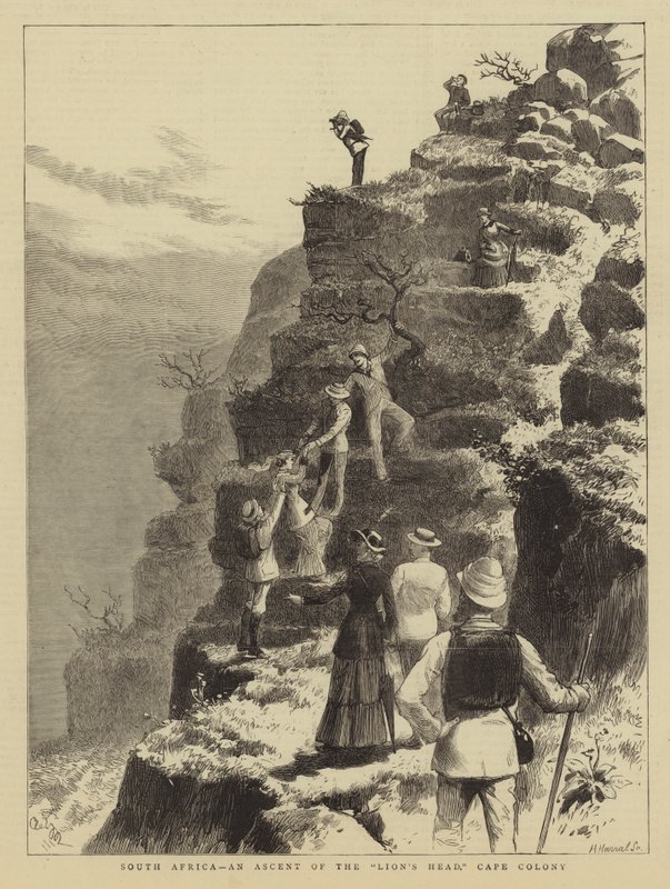 Zuid-Afrika, een Beklimming van de Leeuwenkop, Kaapkolonie door Adrien Emmanuel Marie