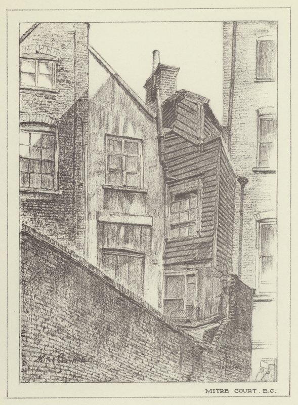 Mitre Court, EC door Alan Stapleton