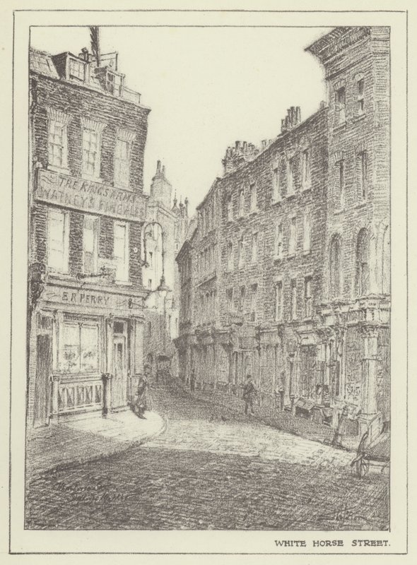 White Horse Street door Alan Stapleton