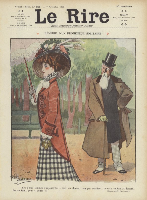 Illustratie voor Le Rire door Albert Guillaume