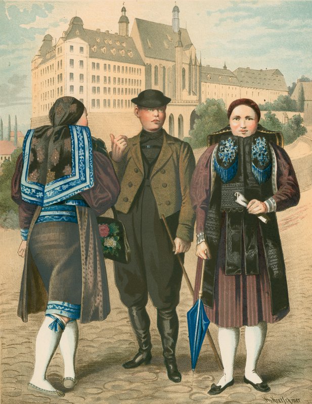 Duitse klederdracht, Altenburg door Albert Kretschmer