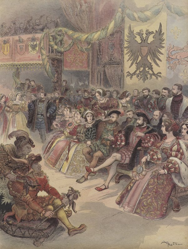 Bal aan het hof door Albert Robida