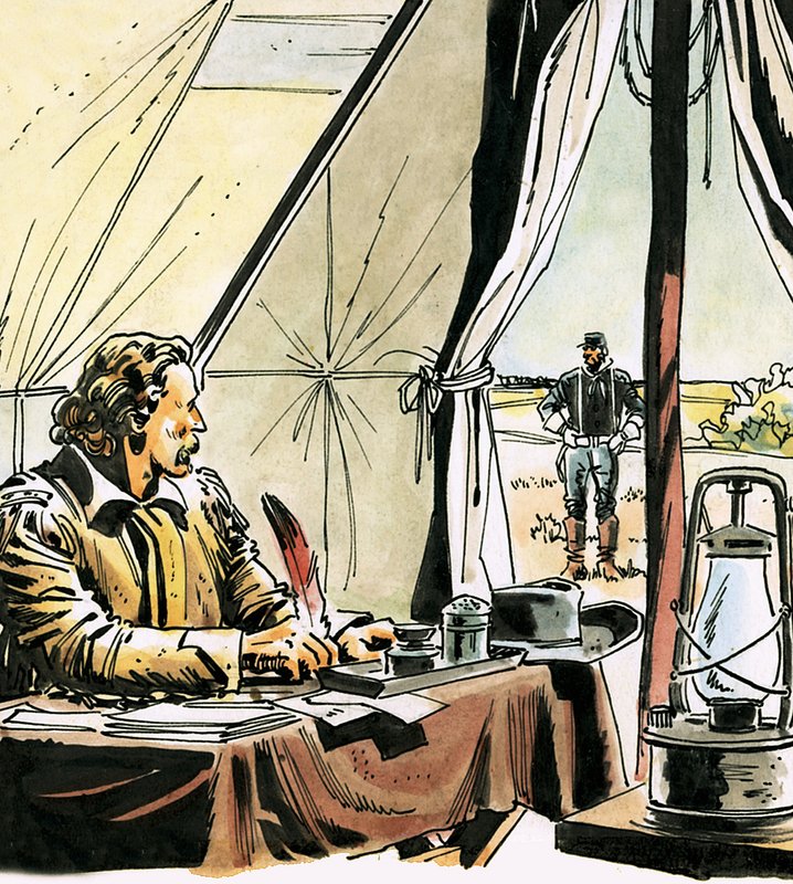 Generaal George Custer door Alberto Giolitti