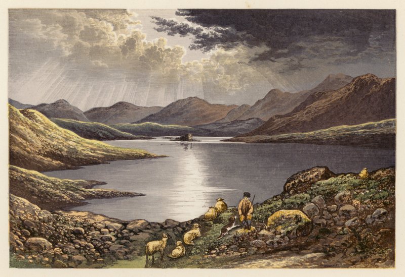 Schotse Loch Scenery: Loch Doon door Alexander Francis (after) Lydon