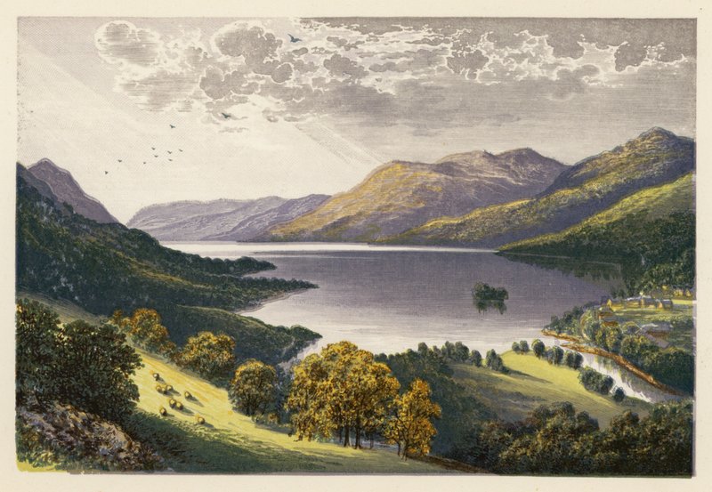 Schotse Loch Scenery: Loch Earn door Alexander Francis (after) Lydon
