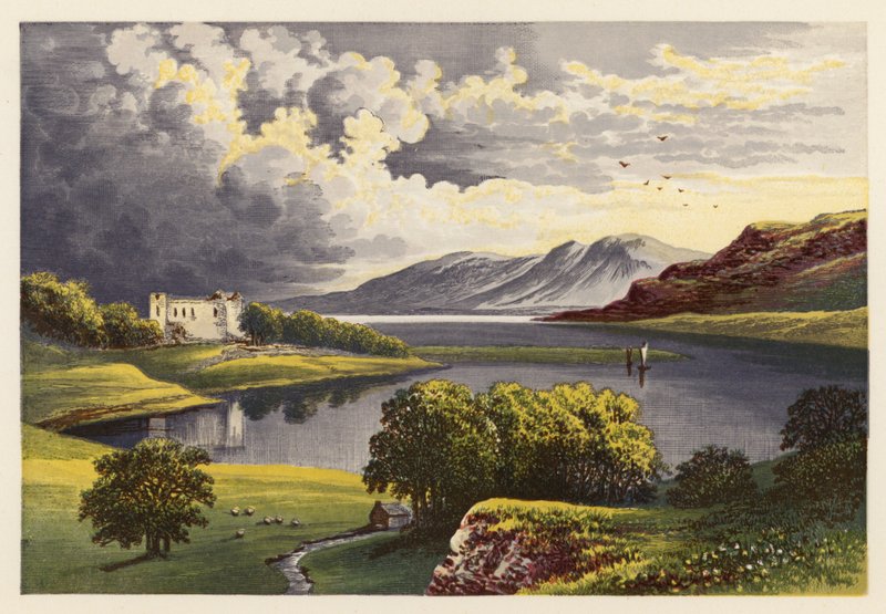 Schotse Loch Scenery: Loch Etive door Alexander Francis (after) Lydon