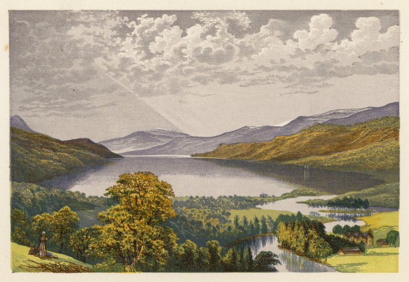 Schots Loch landschap: Loch Tay door Alexander Francis (after) Lydon