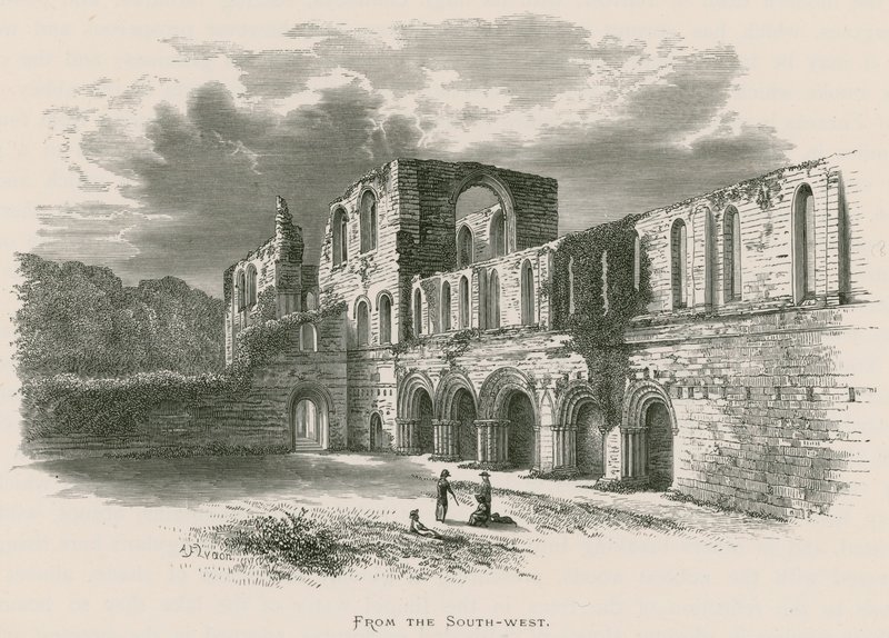 Furness Abbey, vanuit het zuidwesten door Alexander Francis Lydon