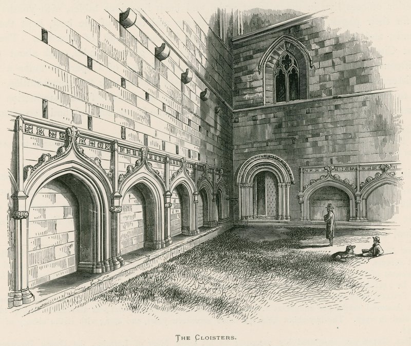Melrose Abbey, De Kloosters door Alexander Francis Lydon
